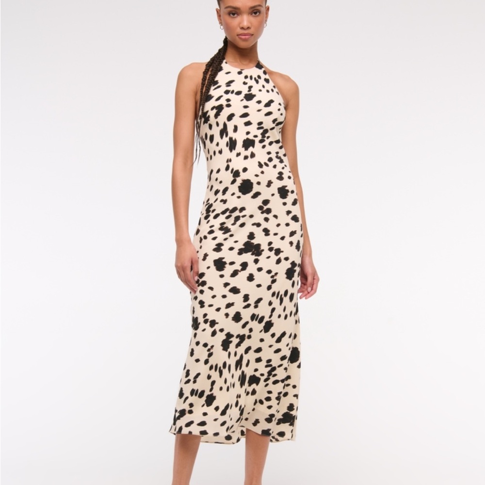 NWT Abercrombie & Fitch Halter Slip Midi Dress (Never Worn)